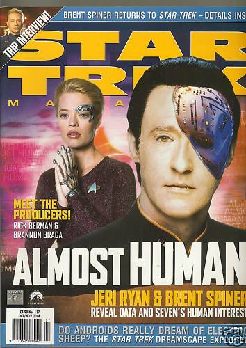 STAR TREK MAGAZINE (UK) magazine cover Issue 117 October/November 2004