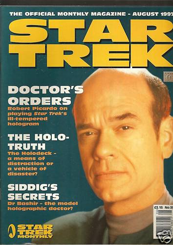 STAR TREK MAGAZINE (UK) magazine cover Issue 30 August 1997