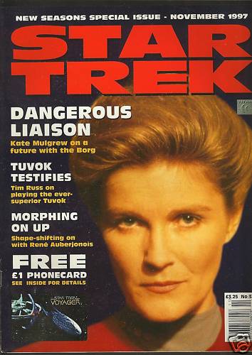 STAR TREK MAGAZINE (UK) magazine cover Issue 33 November 1997