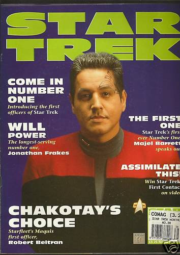 STAR TREK MAGAZINE (UK) magazine cover Issue 38 April 1998