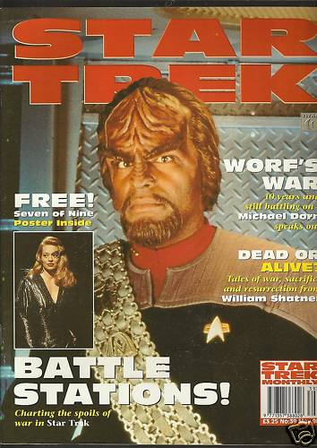 STAR TREK MAGAZINE (UK) magazine cover Issue 39 May 1998