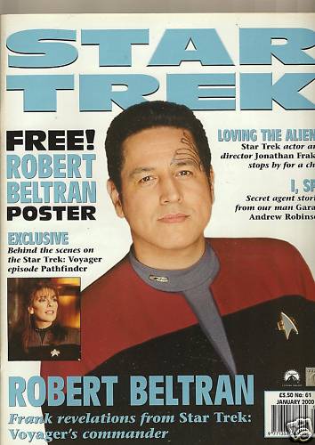 STAR TREK MAGAZINE (UK) magazine cover Issue 61 January 2000