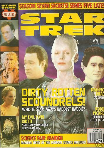 STAR TREK MAGAZINE (UK) magazine cover Issue 73 December 2000