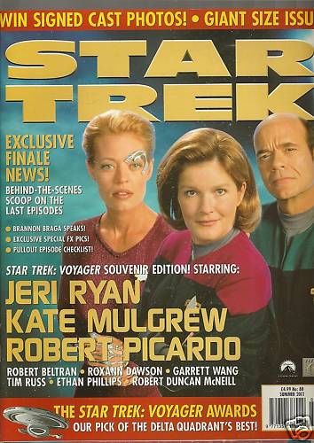STAR TREK MAGAZINE (UK) magazine cover Issue 80 Summer 2001