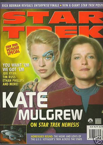 STAR TREK MAGAZINE (UK) magazine cover Issue 94 July 2002