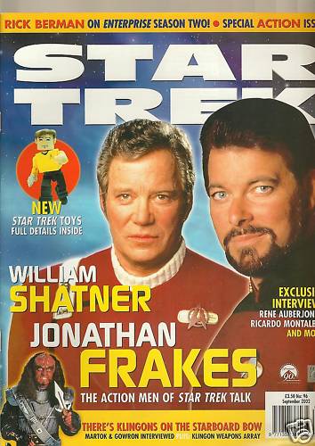 STAR TREK MAGAZINE (UK) magazine cover Issue 96 September 2002