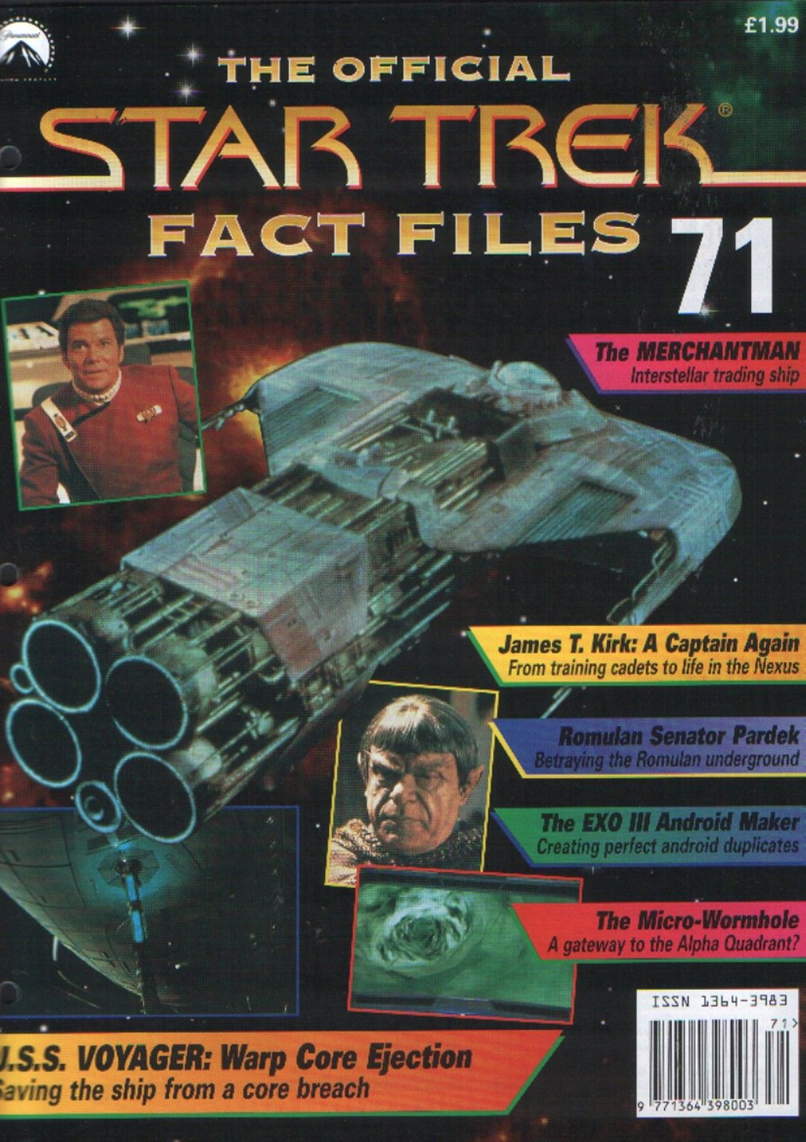 STAR TREK FACT FILES magazine cover Issue 71  