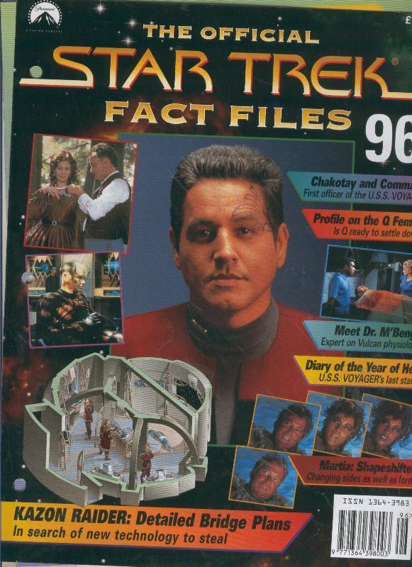 STAR TREK FACT FILES magazine cover Issue 96  