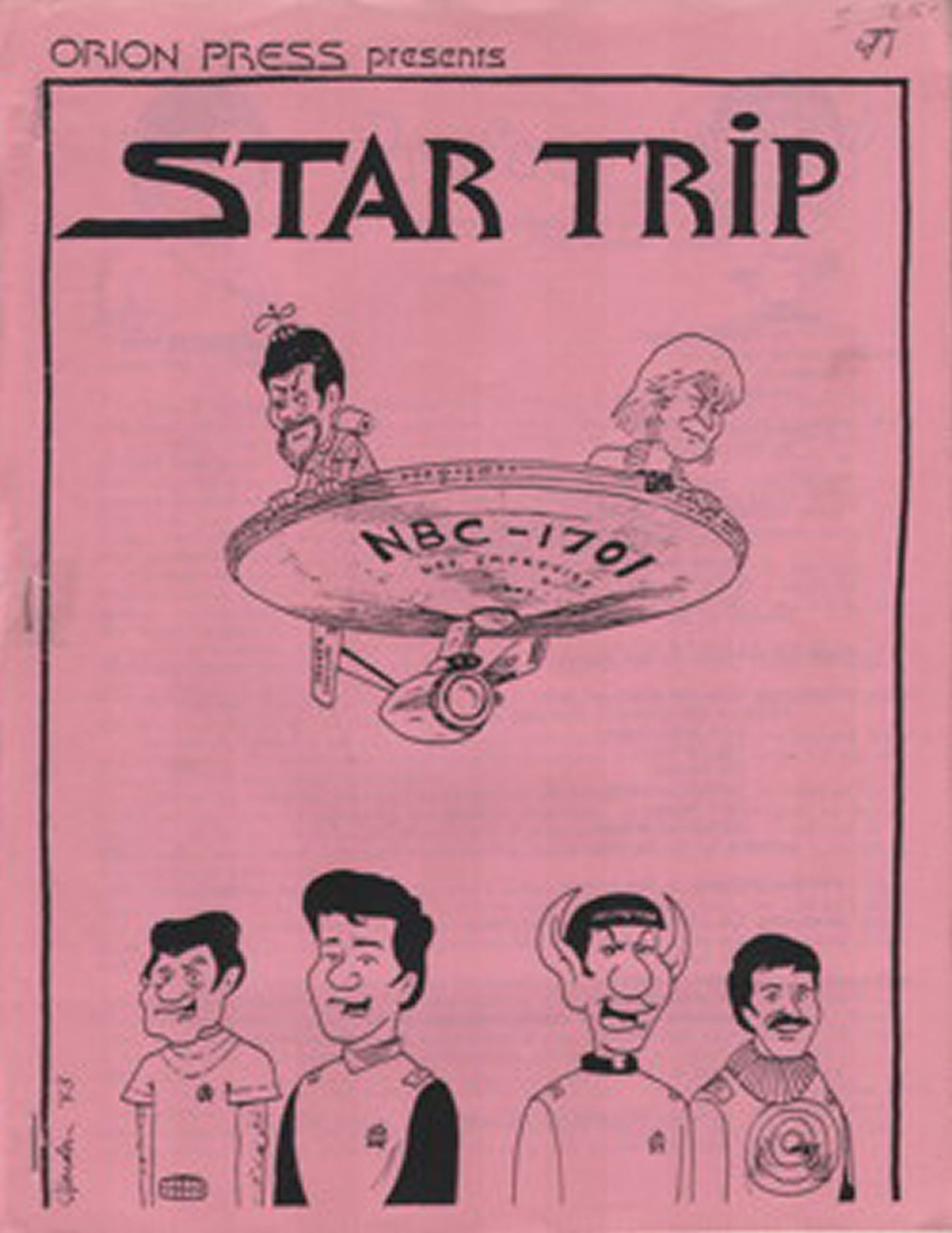 STAR TRIP magazine cover   1985