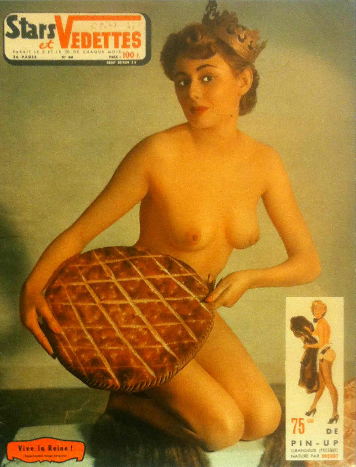 STARS ET VEDETTES magazine side cover Issue 66  
