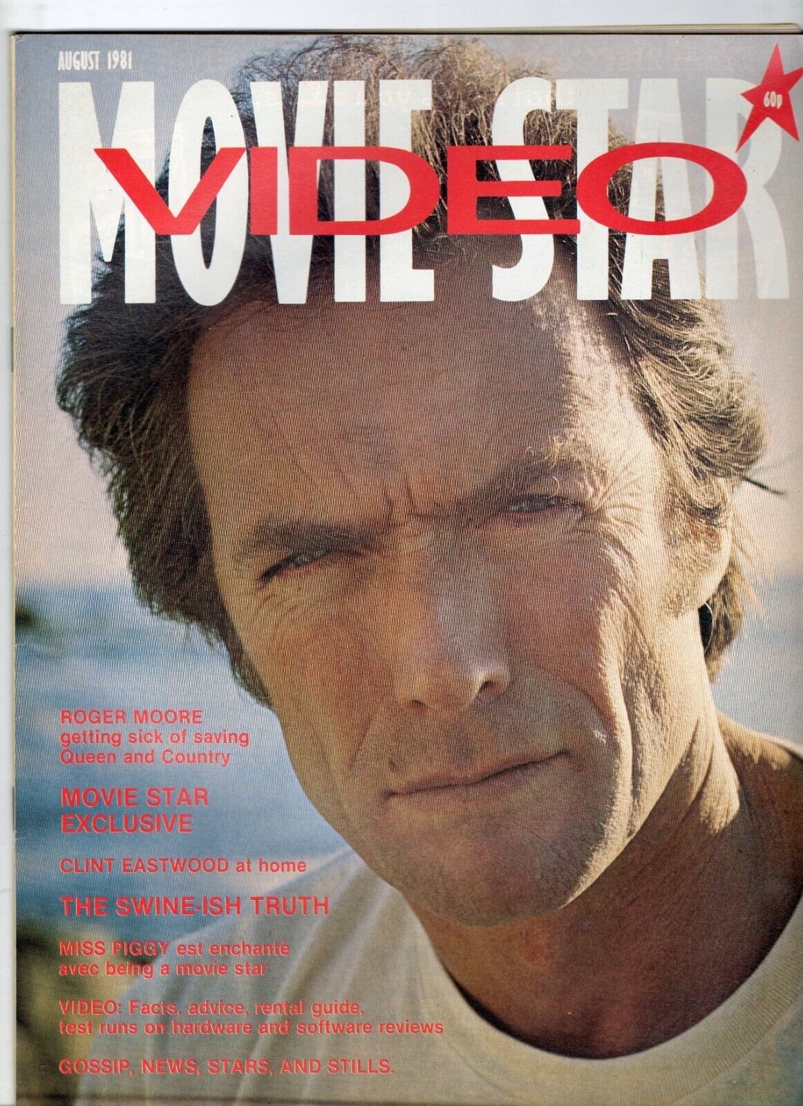 MOVIE STAR VIDEO magazine cover August 1981