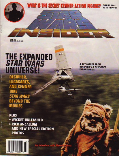 STAR WARS INSIDER magazine cover Issue 31 Fall 1996