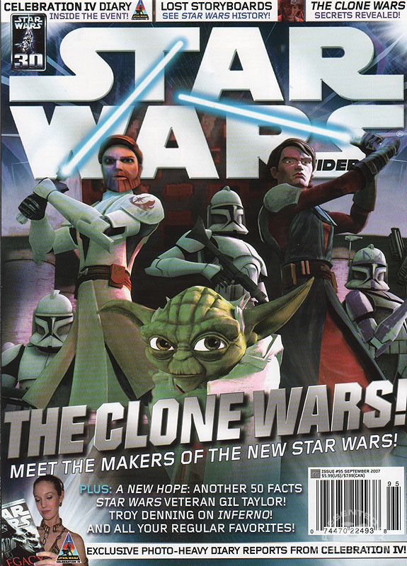 STAR WARS INSIDER magazine side cover Issue 95 September 2007