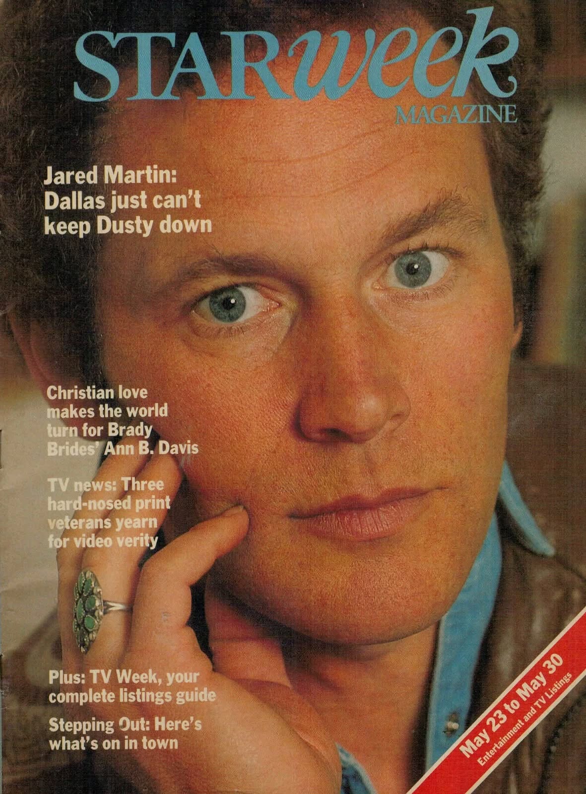 STAR WEEK CANADA magazine side cover 23 May 1981