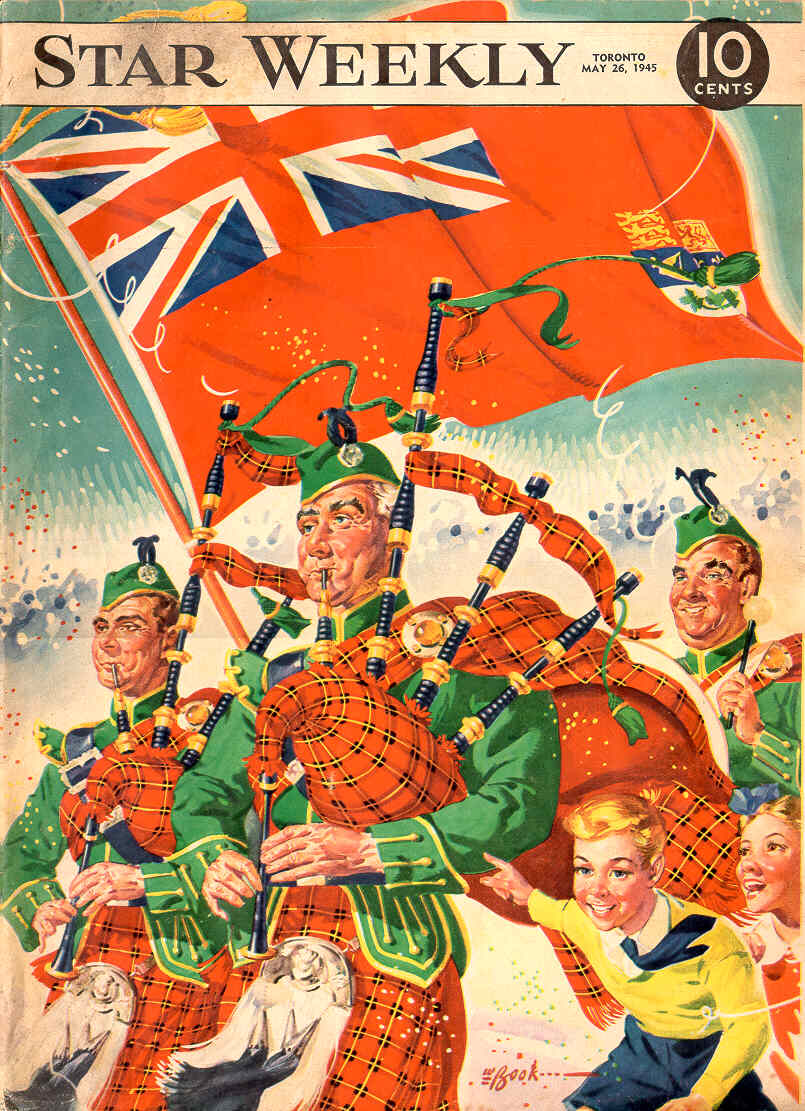STAR WEEKLY magazine cover 26 May 1945