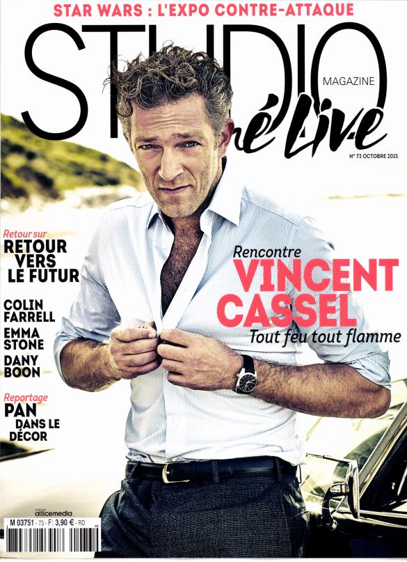 STUDIO CINE LIVE magazine side cover Issue 73 October 2015
