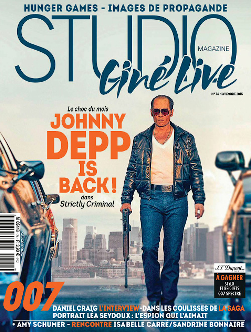 STUDIO CINE LIVE magazine side cover Issue 74 November 2015