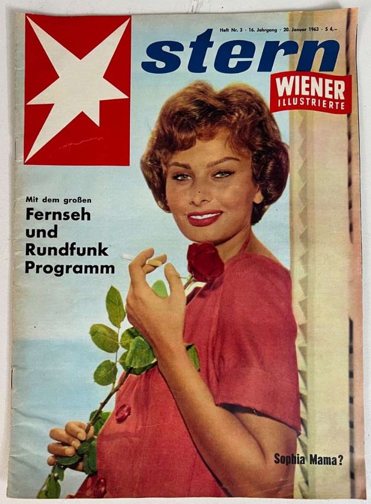 STERN (AUSTRIA) magazine cover Issue 3 20 January 1963