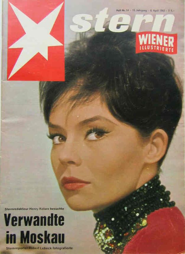 STERN (AUSTRIA) magazine side cover Issue 14 8 April 1962