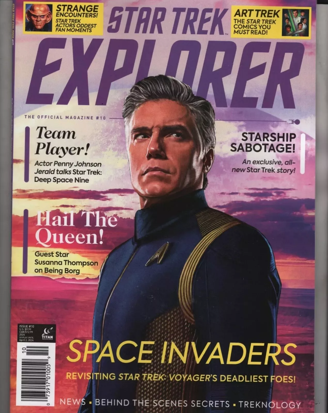 STAR TREK MAGAZINE (USA) magazine cover Issue 10   2024