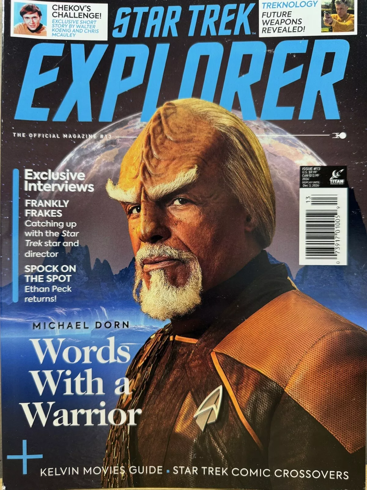 STAR TREK MAGAZINE (USA) magazine cover Issue 13   2024