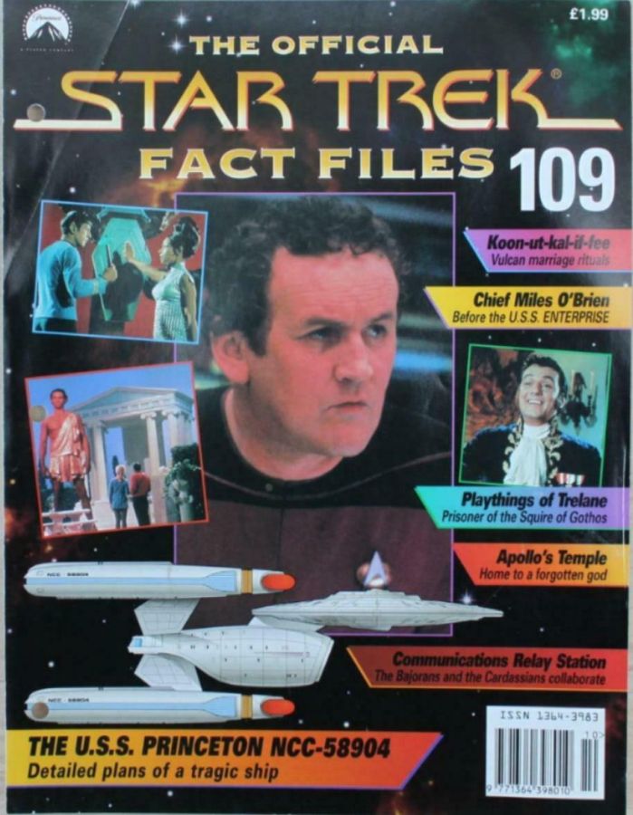 STAR TREK FACT FILES magazine cover Issue 109  