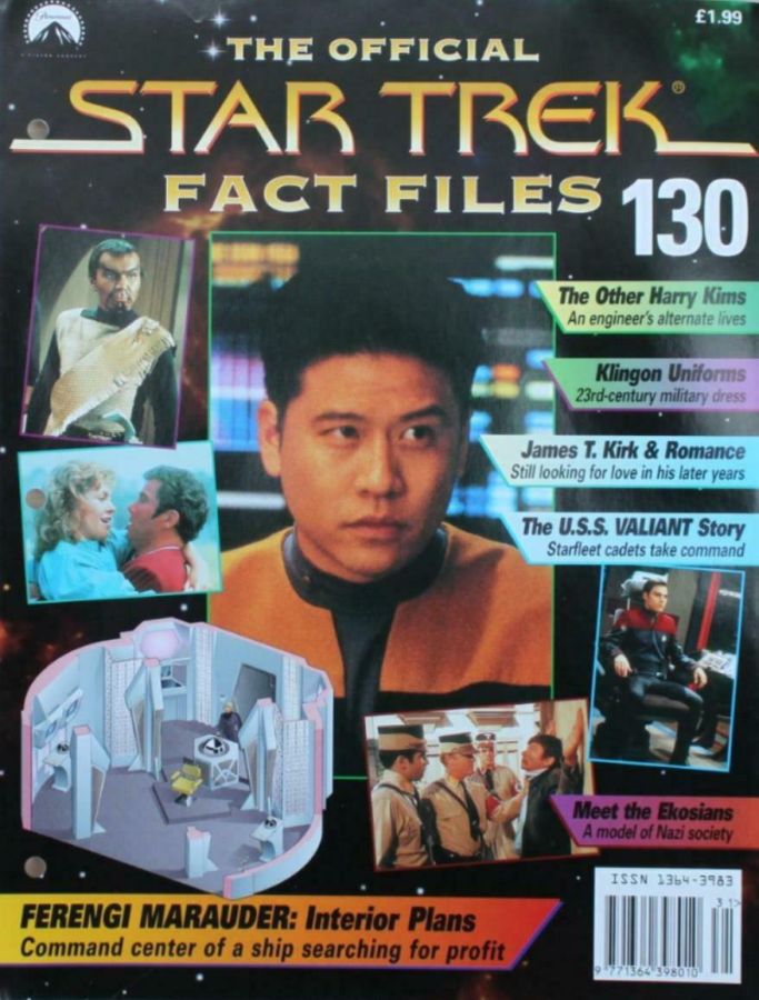 STAR TREK FACT FILES magazine cover Issue 130  