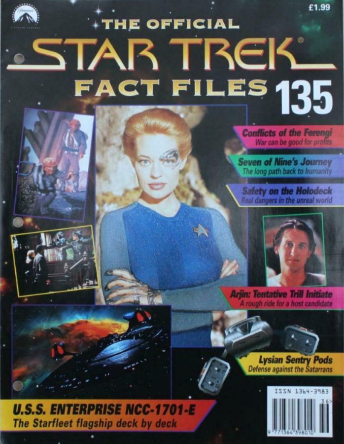 STAR TREK FACT FILES magazine cover Issue 135  