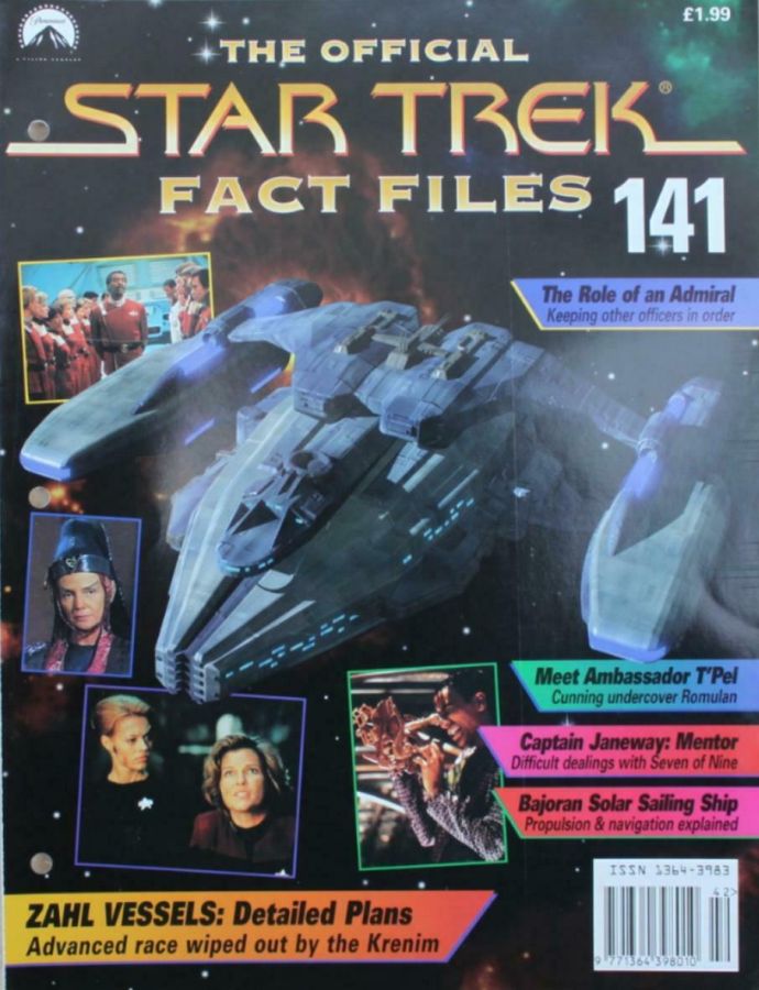 STAR TREK FACT FILES magazine cover Issue 141  