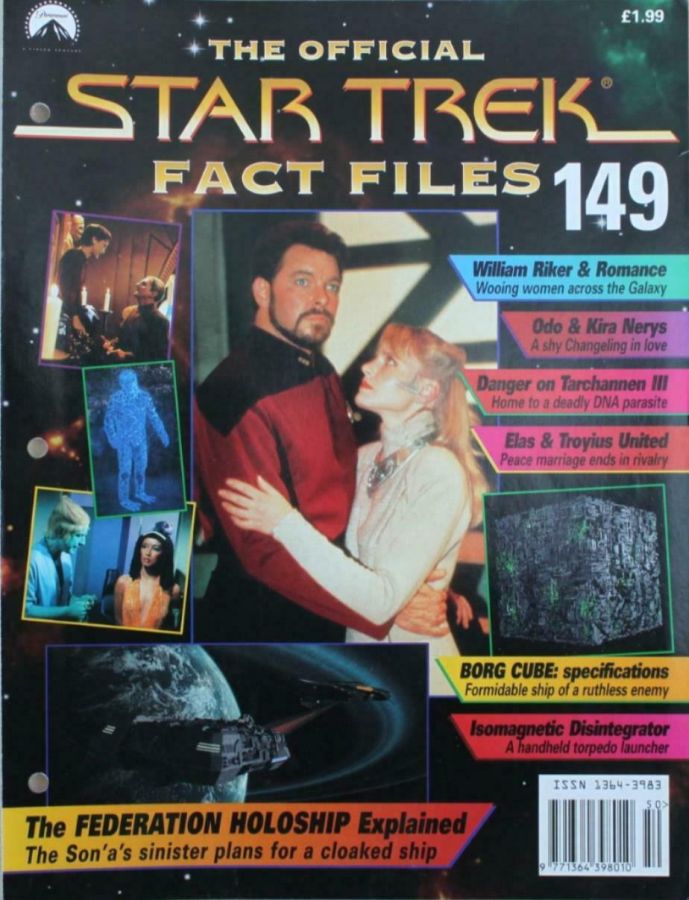 STAR TREK FACT FILES magazine cover Issue 149  