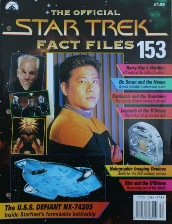 STAR TREK FACT FILES magazine cover Issue 153  
