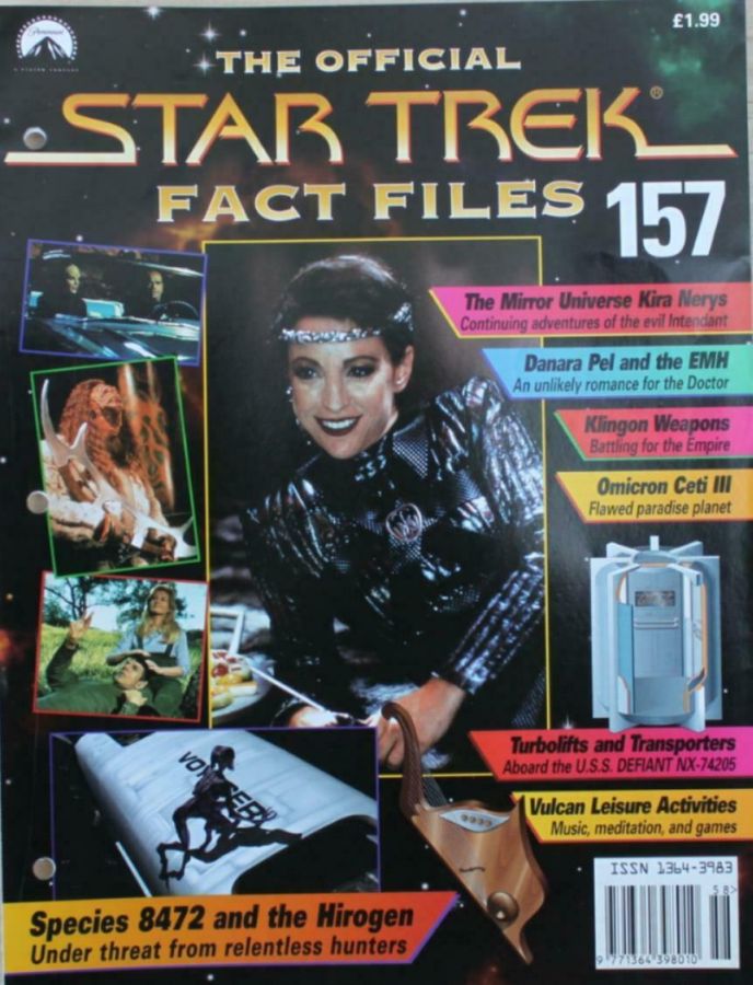 STAR TREK FACT FILES magazine cover Issue 157  