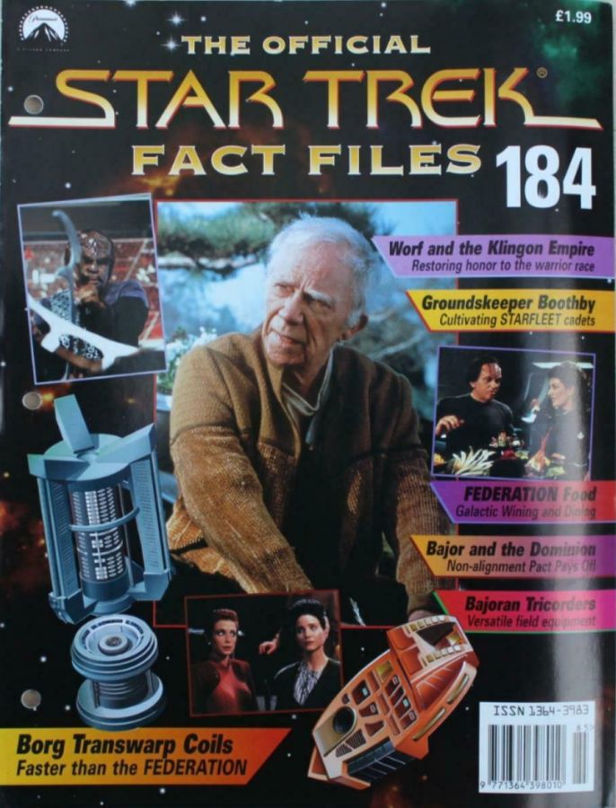 STAR TREK FACT FILES magazine cover Issue 184  