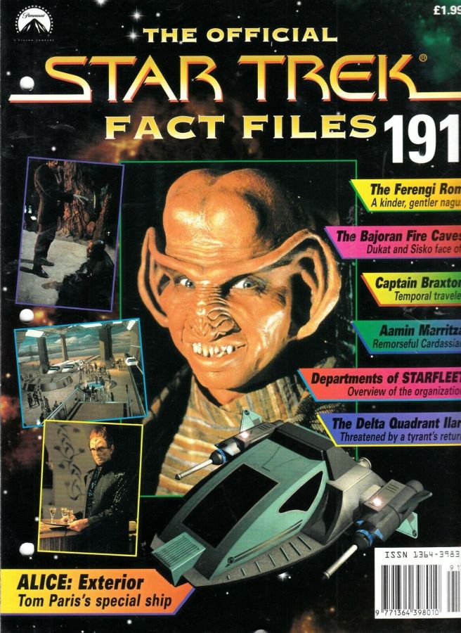 STAR TREK FACT FILES magazine cover Issue 191  