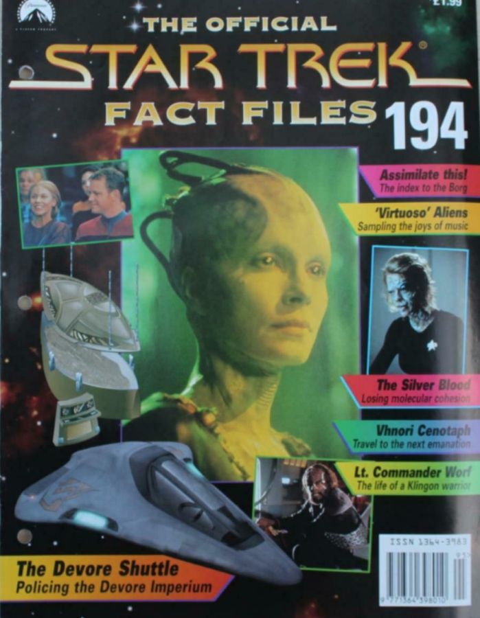 STAR TREK FACT FILES magazine cover Issue 194  