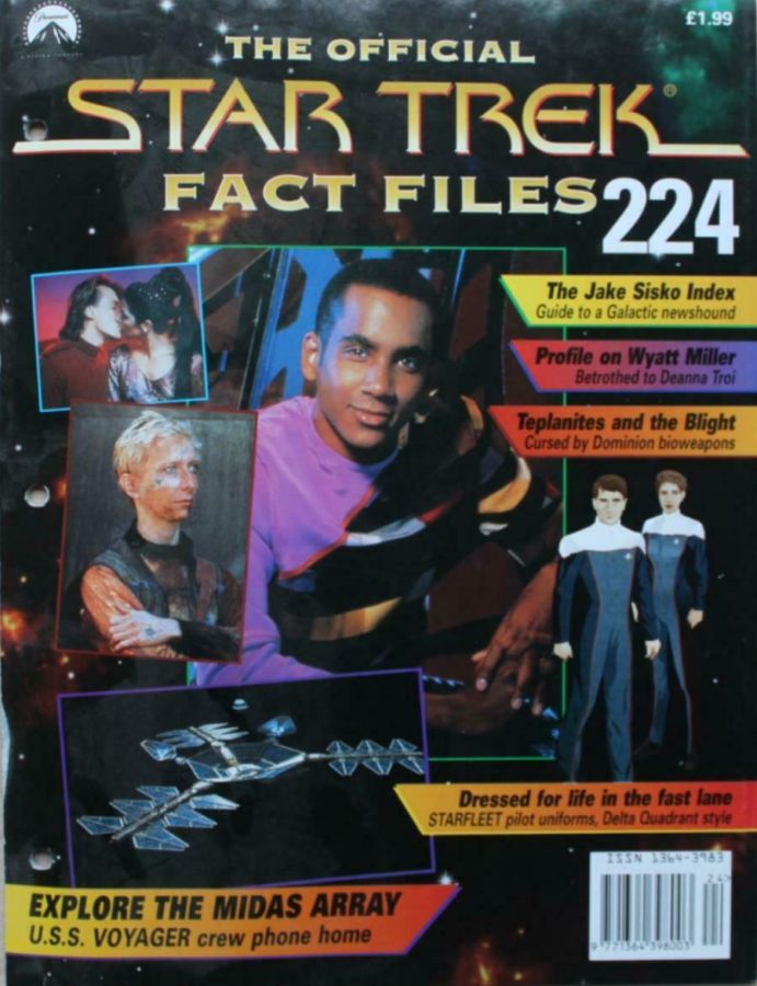 STAR TREK FACT FILES magazine cover Issue 224  