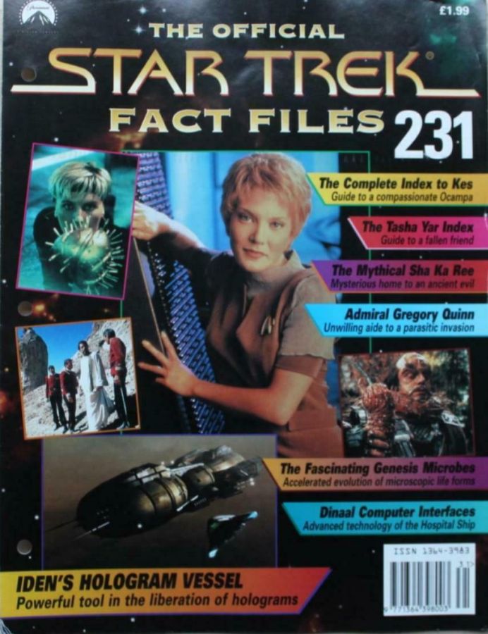 STAR TREK FACT FILES magazine cover Issue 231  