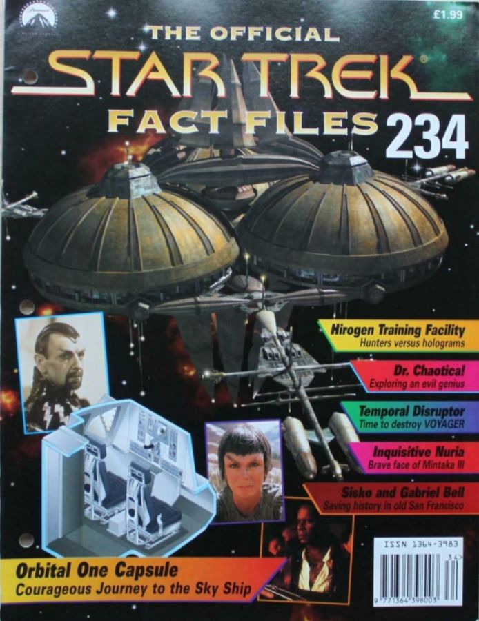 STAR TREK FACT FILES magazine cover Issue 234  