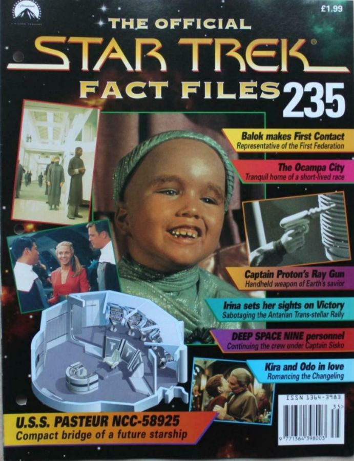 STAR TREK FACT FILES magazine cover Issue 235  