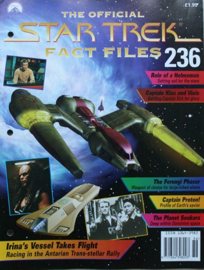 STAR TREK FACT FILES magazine cover Issue 236  