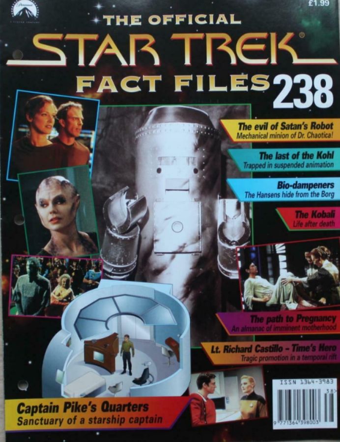 STAR TREK FACT FILES magazine cover Issue 238  