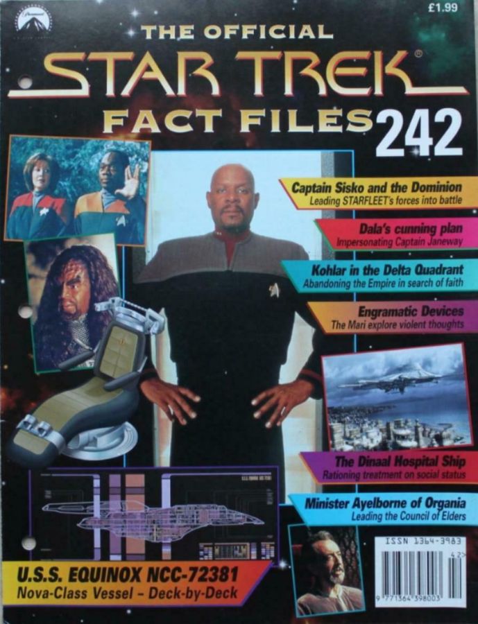 STAR TREK FACT FILES magazine cover Issue 242  