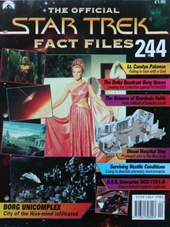 STAR TREK FACT FILES magazine cover Issue 244  
