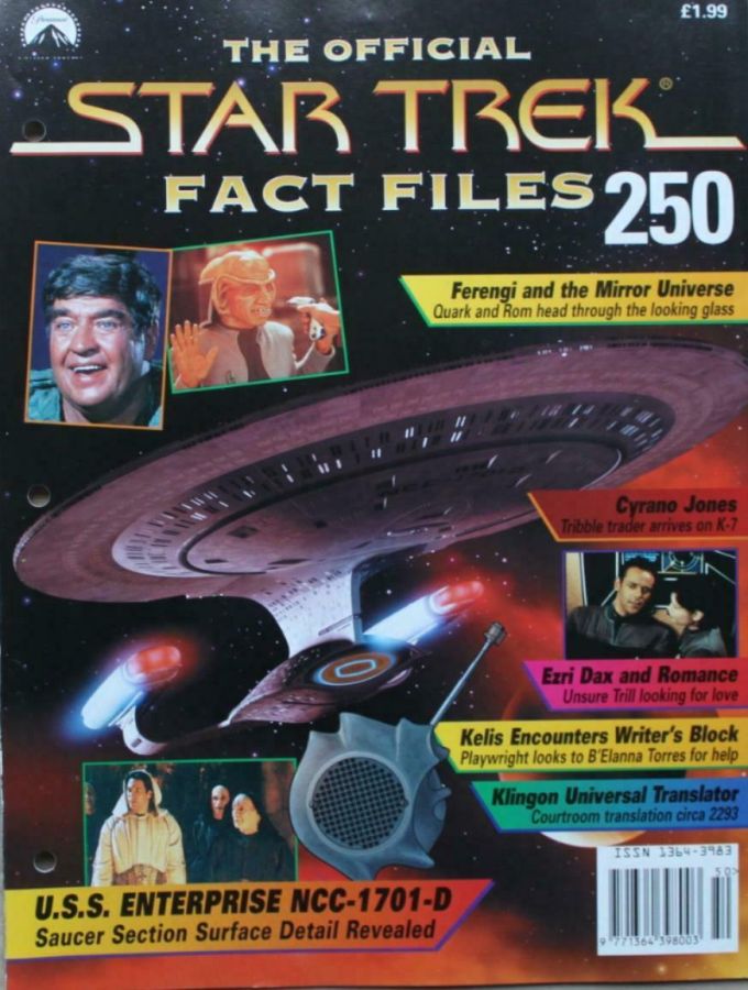 STAR TREK FACT FILES magazine cover Issue 250  