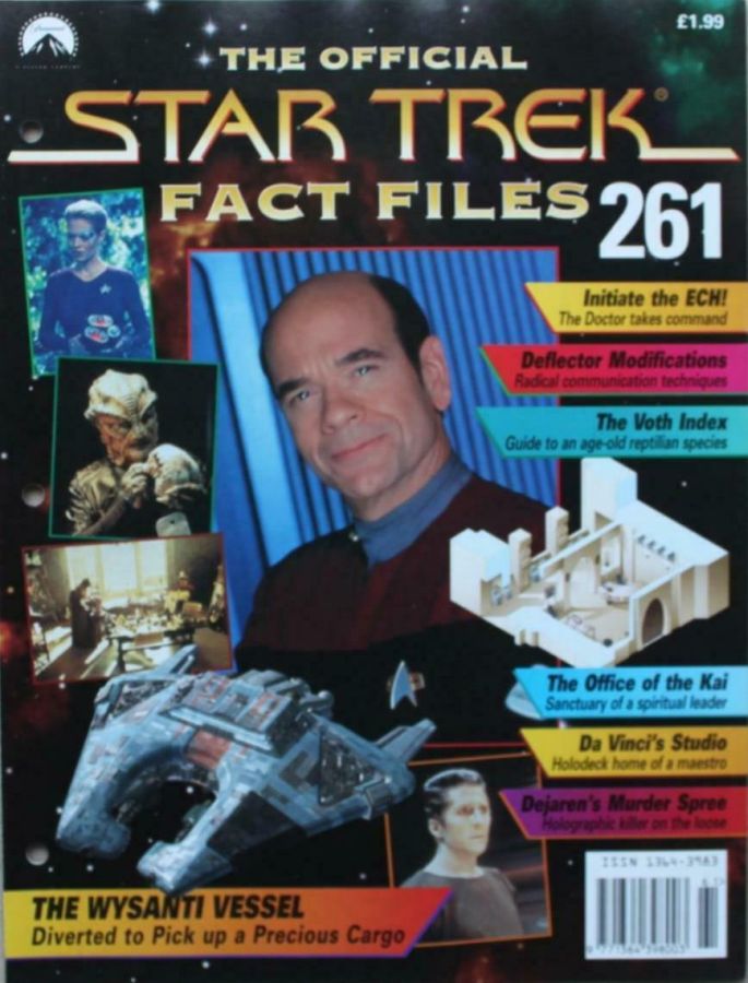 STAR TREK FACT FILES magazine cover Issue 261  