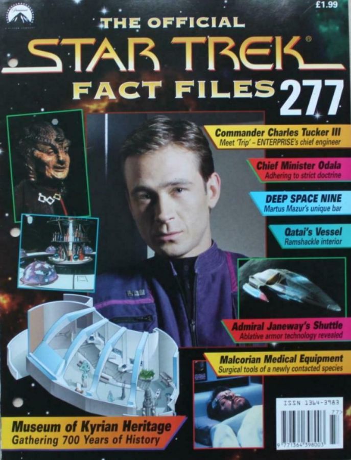 STAR TREK FACT FILES magazine cover Issue 277  