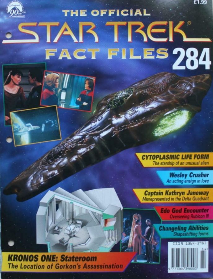 STAR TREK FACT FILES magazine cover Issue 284  