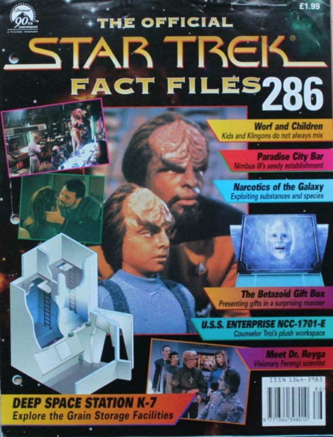STAR TREK FACT FILES magazine cover Issue 286  