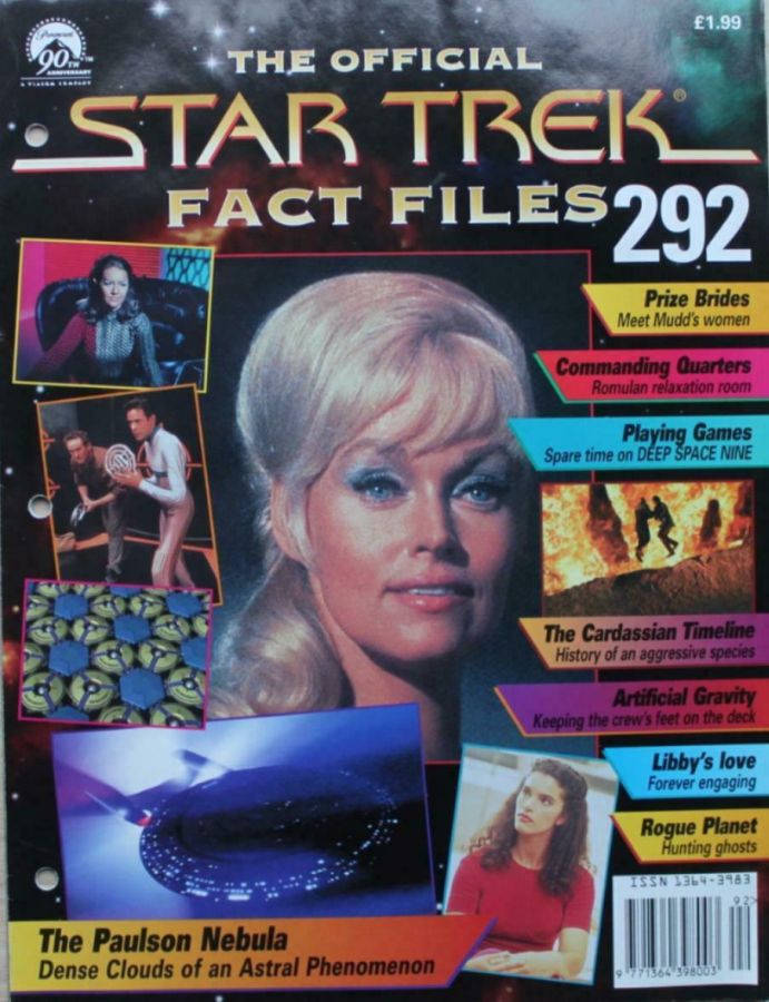 STAR TREK FACT FILES magazine cover Issue 292  