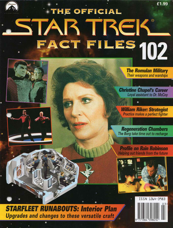 STAR TREK FACT FILES magazine cover Issue 102   